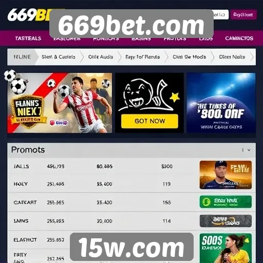 Avaliação das promoções no 669bet.com